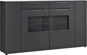 Highboard Mailand anthrazit matt MDF B/H/T: ca. 192x108x40 cm