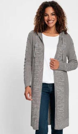 Longstrickjacke