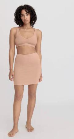 hessnatur Damen Unterrock PURE FLOW aus TENCEL™ Modal - rosa - Größe 42