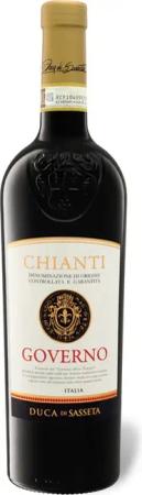 Duca di Sasseta Chianti DOCG Governo trocken, Rotwein 2024