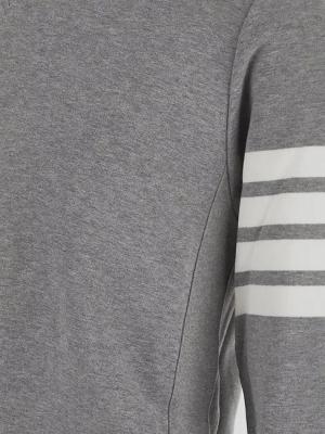 Thom Browne - '4-Bar' Crewneck Sweatshirt – Grey - Größe 1 - multi