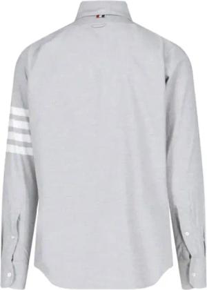 Thom Browne - "4-Bar" Shirt – Grey - Größe 5 - grau