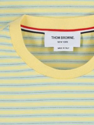 Thom Browne - "Striped T-Shirt" – Yellow - Größe 1 - gelb