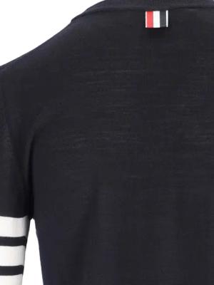 Thom Browne - "4-Bar" Sweater – Blue - Größe 36 - blau