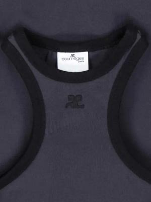 Courrèges - Mini Tube Dress – Navy - Größe L - blau