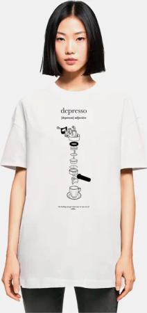 Mister Tee Ladies Depresso Oversized Boyfriend