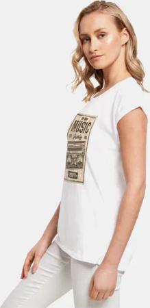 Mister Tee Ladies Retro Boom Extended Shoulder