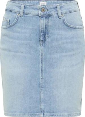 Mustang Damen Jeans-Minirock Style Beatrice Skirt hellblau