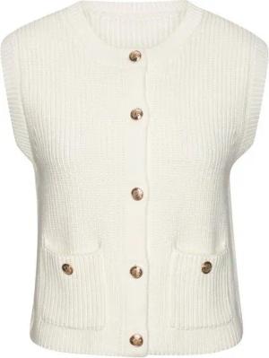 LASCANA Strickweste mit Knopfleiste, ärmelloser Strickpullover, elegant, chic