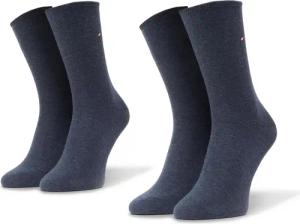 Tommy Hilfiger 2er-Set hohe Damensocken 371221356 Dunkelblau