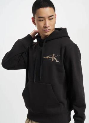 Calvin Klein Jeans Glitched Monologo Back Hoodie