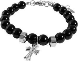 AKZENT Armband Kim "Kim" Akzent Edelstahl Armband aus Glasskugeln (Einzeln)