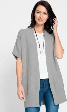 Longstrickjacke