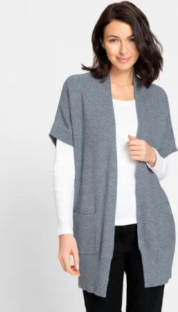 Longstrickjacke