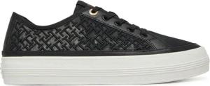 Tommy Hilfiger Sneakers Vulc Embroidered Sneaker FW0FW08685 Schwarz