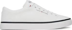 Tommy Hilfiger Sneakers aus Stoff Hi Vulc Core Low Ii Mesh FM0FM05513 Weiß