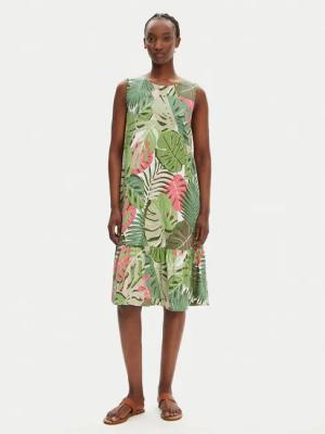 Olsen Sommerkleid 13002032 Grün Regular Fit