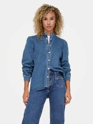 ONLY Jeanshemd Belle 15347085 Blau Regular Fit