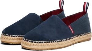 Tommy Hilfiger Espadrille "HILFIGER FLEX MIX ESPADRILLE", Sommerschuh, Schlupfschuh, Slipper mit seitlichem Logo-Schriftzug