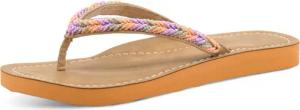 Tamaris Zehentrenner, Sommerschuh, Schlappen, Strandschuh in Flechtoptik