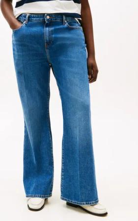 Tommy Hilfiger Curve Bootcut-Jeans "CRV DNM FLO BOOTCUT RW"