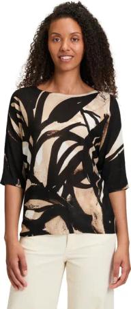 Betty&Co Strickpullover "Betty & Co Feinstrickpullover mit Print", (1 tlg.), Druck
