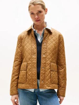 Tommy Hilfiger Steppjacke "PADDED NYLON SLIM QUILTED JACKET", ohne Kapuze
