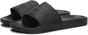 Tommy Hilfiger Pantolette "HILFIGER PRINT TUMBLE POOL SLIDE", Hausschuh, Sommerschuh, Strandschuh mit Logoschriftzug