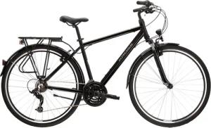 Kross Trekkingrad "KROSS Trekkingrad Trans 1.0 28" schwarz", 21 Gang, RDM41 Schaltwerk, Kettenschaltung