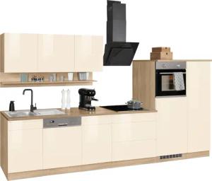 HELD MÖBEL Küchenzeile "Virginia", Breite 350 cm, ohne E-Geräte