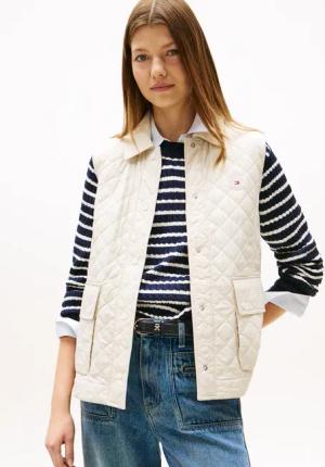 Tommy Hilfiger Steppweste "PADDED NYLON SLIM QUILTED VEST"