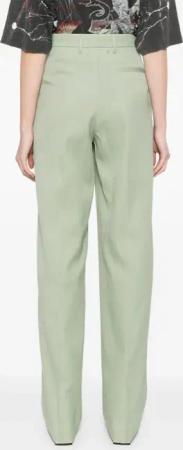 Golden Goose - Sage Green Relaxed Fit Trousers With Functional Po - Größe 44 - grün
