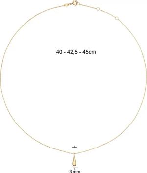 Jackie Gold Halskette - San Polo 585 Gold Kette - Gr. unisize - in Gold - für Damen