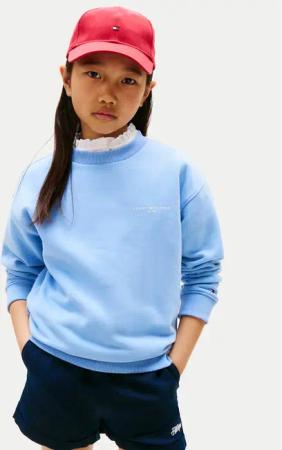 Tommy Hilfiger Sweatshirt KS0KS00640 Himmelblau Regular Fit