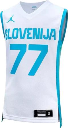 Nike Slovenia Slovenia Limited Dončić Trikot Home Kids Weiß