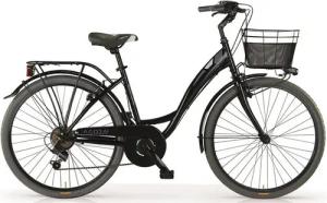 MBM Cityrad City Agora, 6 Gang Shimano TY 21 Schaltwerk, Kettenschaltung, für Damen und Herren, Kettenschaltung