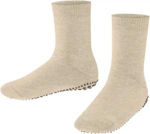 FALKE Catspads (wärmende Merinowolle) sandbraun Kinder Hausschuh