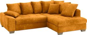 Mr. Couch Ecksofa "Nikita II, L-Form, bis 140kg pro Sitzplatz belastbar", mit Kaltschaumpolsterung, wahlweise mit Bett und Bettkasten