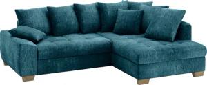 Mr. Couch Ecksofa "Nikita II, L-Form, bis 140kg pro Sitzplatz belastbar", mit Kaltschaumpolsterung, wahlweise mit Bett und Bettkasten