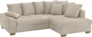 Mr. Couch Ecksofa "Nikita II, L-Form, bis 140kg pro Sitzplatz belastbar", mit Kaltschaumpolsterung, wahlweise mit Bett und Bettkasten