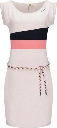 Ragwear Sommerkleid "Taraya Organic", Damen Kleid mit Bindeband und Eingrifftaschen