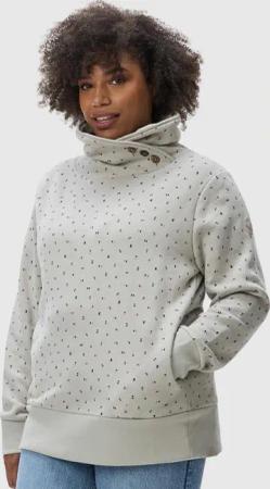 Ragwear Schalkragenpullover "Angell Plus", Damen Sweater mit Kaminkragen