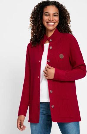 Longstrickjacke
