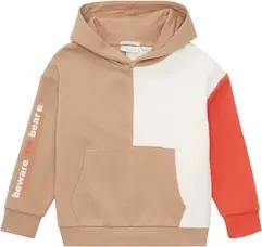 TOM TAILOR Hoodie colorblocking beige