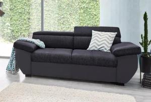 COTTA 2-Sitzer "Speedway", Big-Sofa mit Kopfteilverstellung