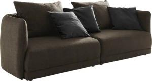 designwerk Big-Sofa "New York, anmutendes Designsofa", mit schmaler Arm- & Rückenlehne