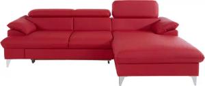 COTTA Ecksofa "Caluso L-Form", mit Kopfteilverstellung, wahlweise mit Bettfunktion & Bettkasten