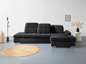 COTTA Ecksofa "Holiday L-Form mit Sitztiefen-, Armteil- und Kopfteilverstellung", wahlweise mit Bettfunktion & Bettkasten