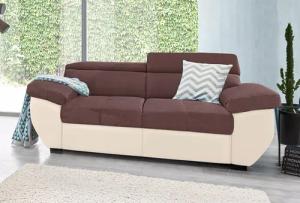 COTTA 2-Sitzer "Speedway", Big-Sofa mit Kopfteilverstellung
