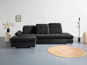 COTTA Ecksofa "Holiday L-Form mit Sitztiefen-, Armteil- und Kopfteilverstellung", wahlweise mit Bettfunktion & Bettkasten